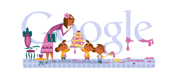 Google : Fête des Mères 2013 en doodle