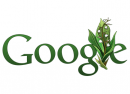 Google : Fête du Travail & muguet en doodle