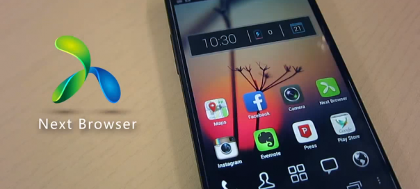 Next Browser : Le meilleur des navigateurs web mobiles