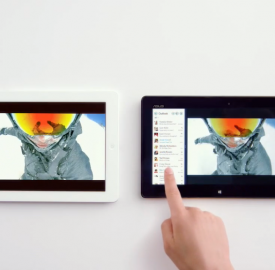 Tablettes tactiles : Windows 8 Vs iOS en vidéo