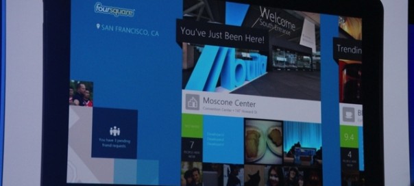 Foursquare : Sortie d’une application Windows 8