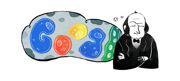 Google : Claude Bernard, le médecin français en doodle