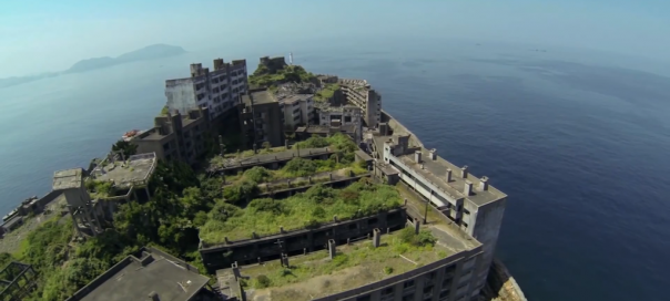 Google Street View : L’île de Hashima au Japon dans la boîte
