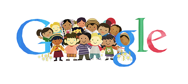 Google : Journée des droits de l’enfant en doodle