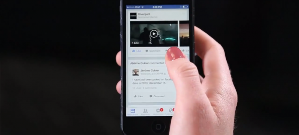 Facebook : Annonces vidéo auto-play visibles