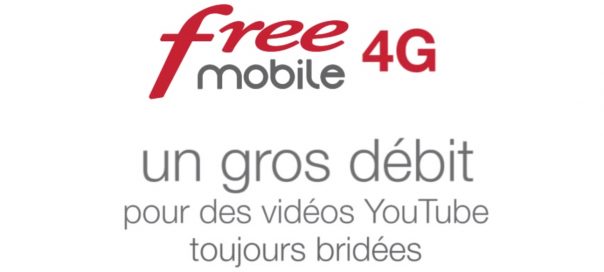 Free Mobile 4G : Les vidéos YouTube toujours bridées