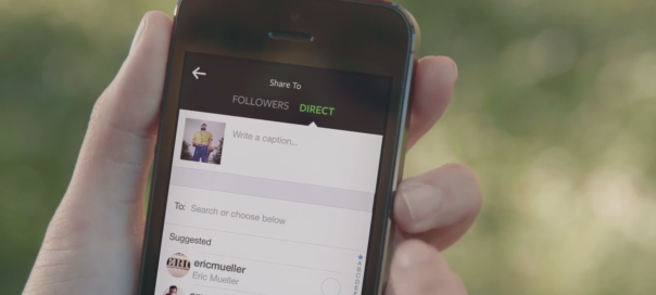 Instagram Direct : Envoyer photos et vidéos à ses amis