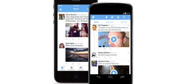 Twitter : Nouveautés des applications mobiles