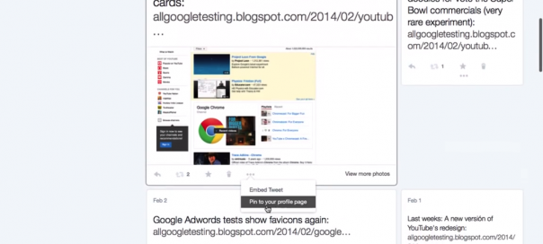 Twitter : Epingler un tweet sur son profil web