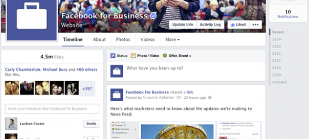 Facebook : Le nouveau design des pages dévoilé