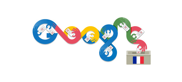 Google : 1er tour des élections municipales en doodle