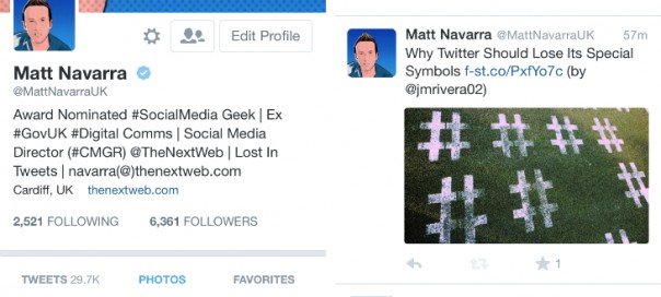 Twitter : Nouveaux profils utilisateurs sur mobile