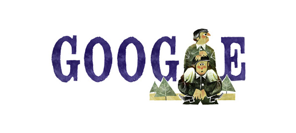 Google : Gérard Oury & La Grande Vadrouille en doodle