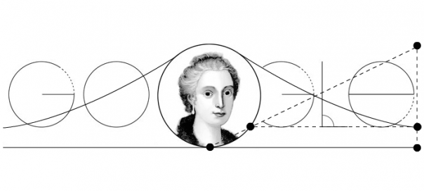 Google : Maria Gaetana Agnesi, la mathématicienne en doodle