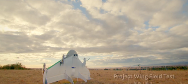 Google : Démonstration d’une livraison par drone