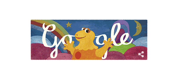 Google : Casimir, le dinosaure de l’Ile aux enfants en doodle
