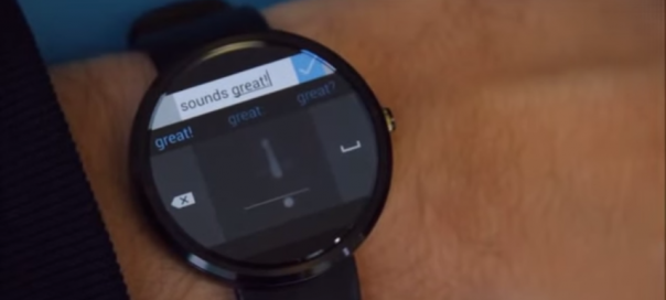 Android Wear : Projet Analog Keyboard par Microsoft