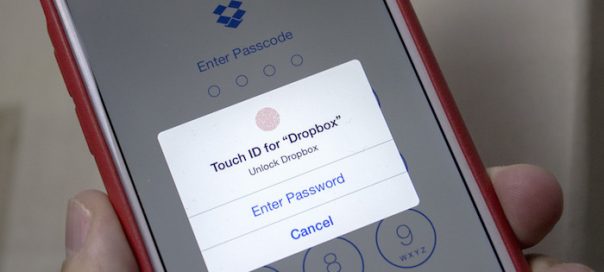 Dropbox : Identification avec son empreinte Dropbox : Identification avec son empreinte