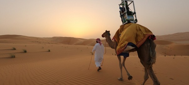 Google Street View : Des dromadaires pour photographier le désert