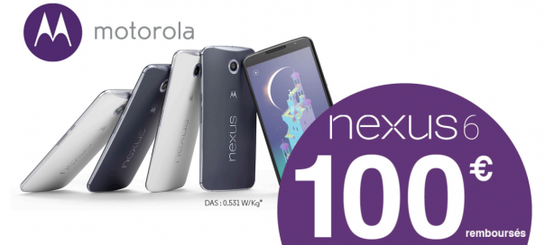 Google Nexus 6 : En vente à 499 euros chez Free Mobile