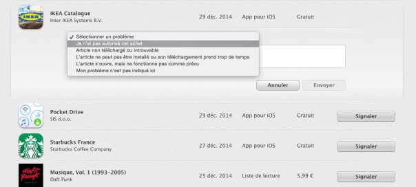 Produits iTunes : 14 jours pour se faire rembourser