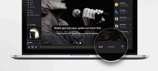Spotify : Les paroles de chansons en un clic de souris