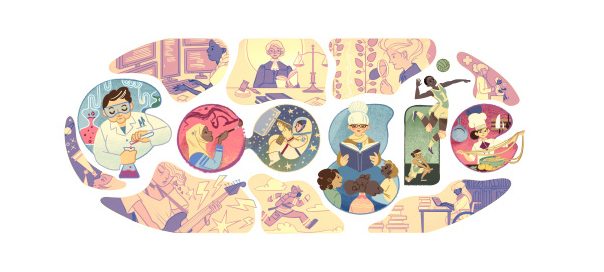 Google : Journée internationale de la femme en doodle
