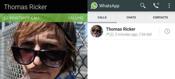 WhatApps : Les appels vocaux depuis l’app Android