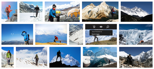 Adobe Stock : Une galerie photos dans le Creative Cloud