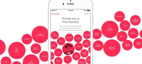 Le service de streaming musical Apple Music en ligne