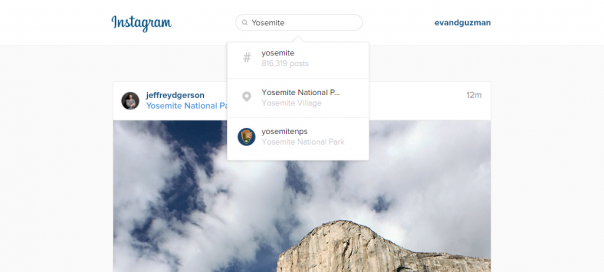 Instagram : La recherche débarque sur le web