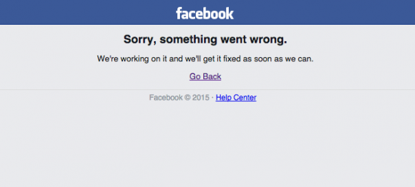 Facebook : Down pour la seconde fois en une semaine