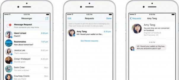 Facebook : Introduction des demandes de prise de contact