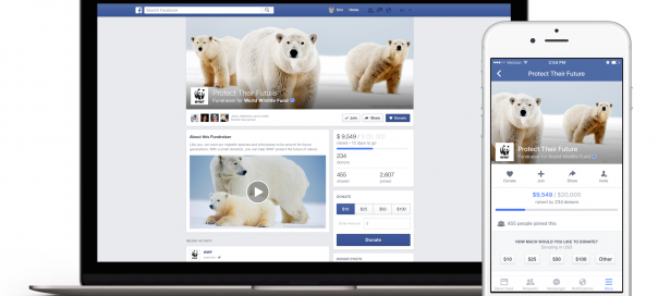 Fundraiser : Facebook dévoile sa plateforme de soutien/crowdfunding