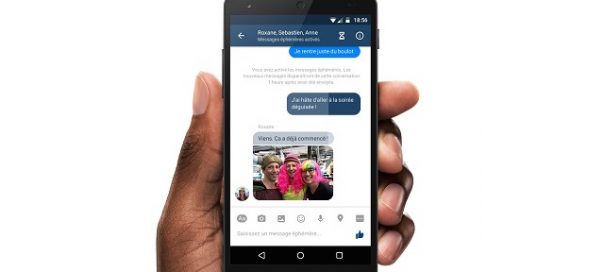Facebook Messenger : Des messages éphémères à la Snapchat