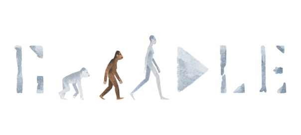 Google : Lucy l’australopithèque en doodle