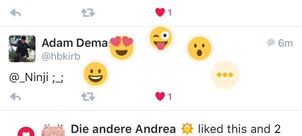 Twitter : Des emojis en plus du coeur pour qualifier un like