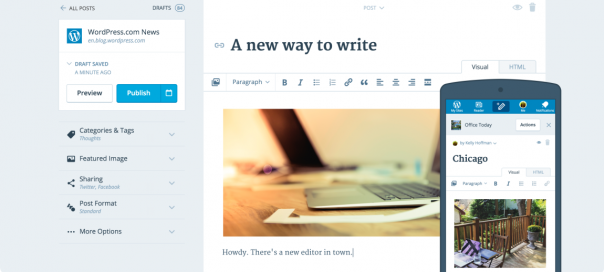 WordPress : Un éditeur plus flexible et rapide