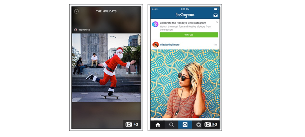 Instagram : Diffusion de vidéos par le réseau social pour les fêtes