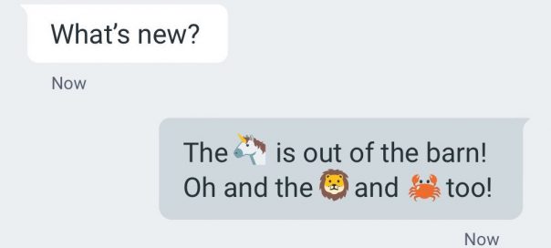 Android : Nouveaux emojis, à commencer par les Nexus
