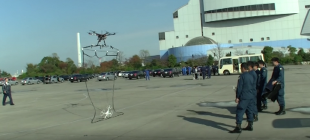 Drones : La police équipe sa flotte de filets pour la capture
