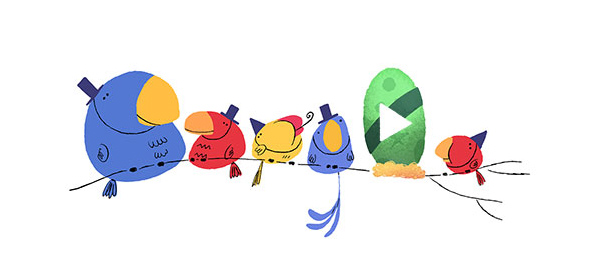Google : Bonne année 2016 en doodle animé