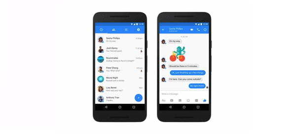Facebook : Nouveau design pour Messenger