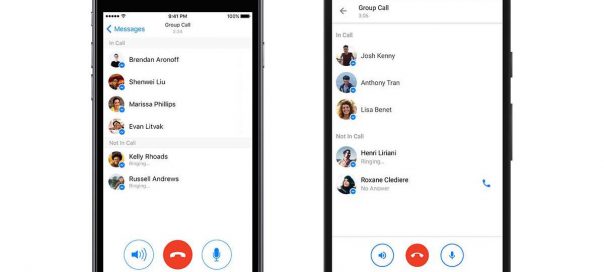 Facebook Messenger : Les appels groupés arrivent en France