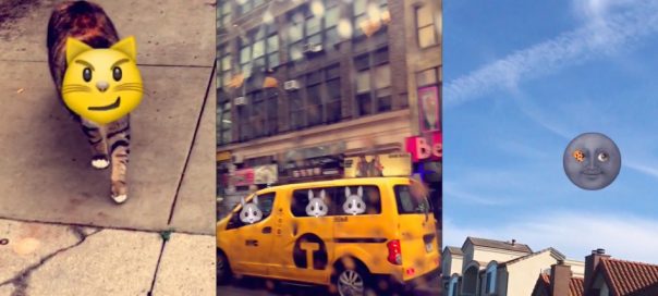 Snapchat : Les emojis sur des objets en mouvement dans les vidéos