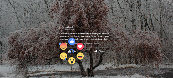 Facebook permet le like de vidéos 360° en réalité virtuelle