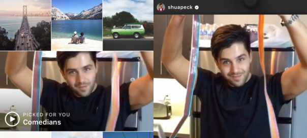 Instagram : Suggestion de vidéos basée sur vos goûts