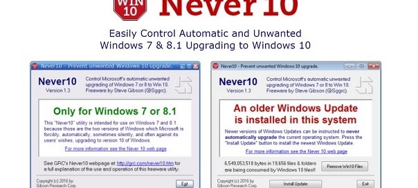 Windows 10 : Refuser la mise à jour sans couper Windows Update