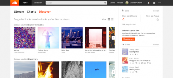 SoundCloud propose la suggestion personnalisée de musique