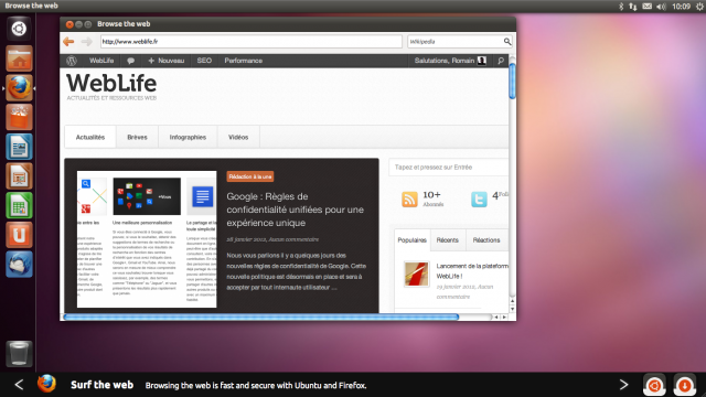 Ubuntu en HTML